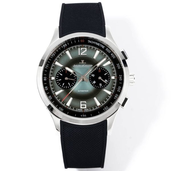 Jaeger-LeCoultre Polaris Chronograph Automatic Watch 42mm Rubber Strap