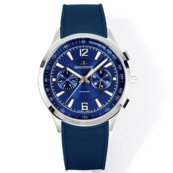 Jaeger-LeCoultre Polaris Chronograph Automatic Watch 42mm Rubber Strap