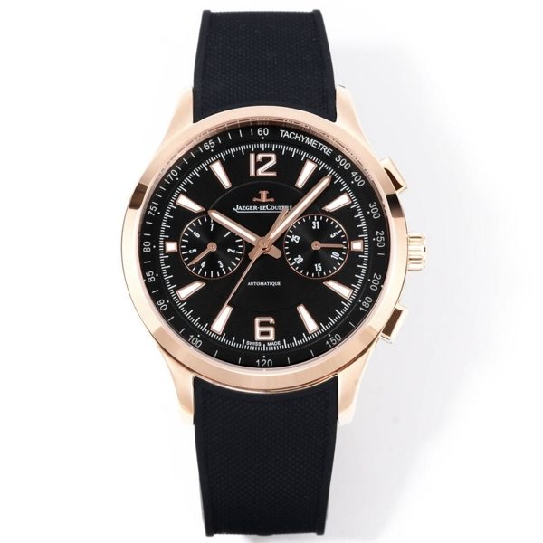 Jaeger-LeCoultre Polaris Chronograph Automatic Watch 42mm Rubber Strap