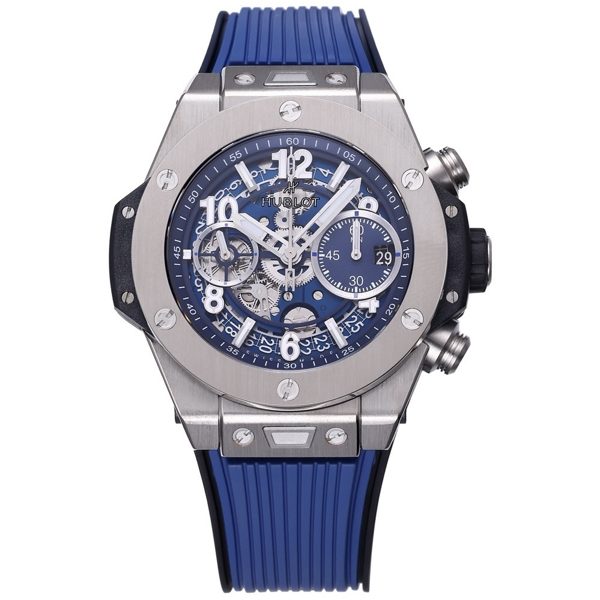Hublot Big Bang Automatic Chronograph Watch 42mm Titanium Rubber Strap
