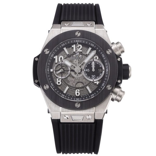 Hublot Big Bang Automatic Chronograph Watch 42mm Titanium Rubber Strap