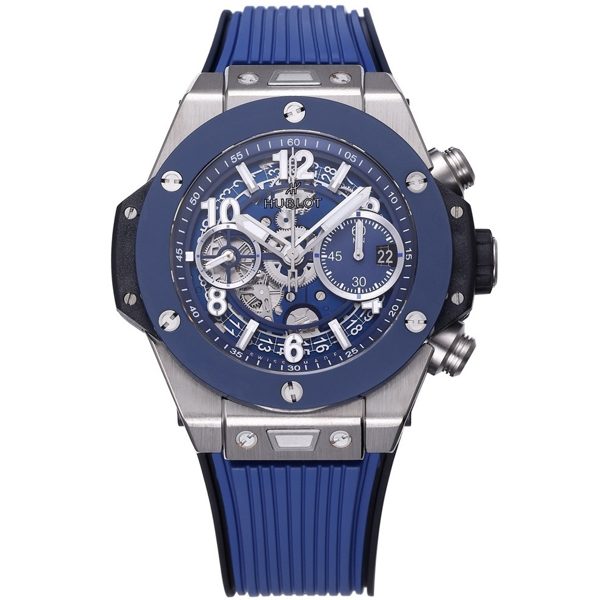 Hublot Big Bang Automatic Chronograph Watch 42mm Titanium Rubber Strap