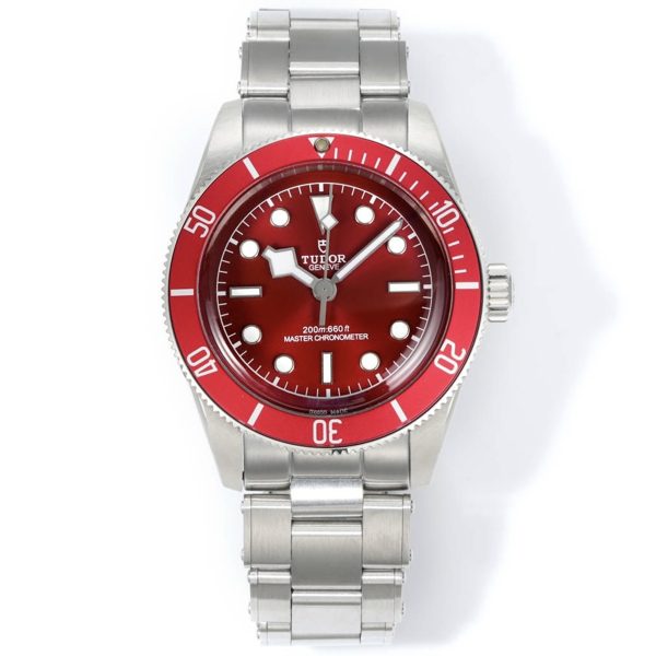 Tudor Black Bay GMT Automatic Diver Watch 41mm, Domed Sapphire Crystal, Rivet Stainless Steel Bracelet, Multiple Ceramic Bezel Color Options