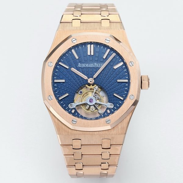 Audemars Piguet Royal Oak Tourbillon 41mm Evolutive Tapisserie Dial Automatic Watch