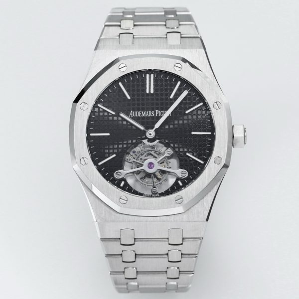 Audemars Piguet Royal Oak Tourbillon 41mm Evolutive Tapisserie Dial Automatic Watch