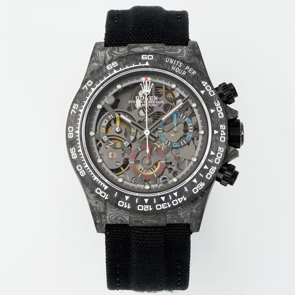 Rolex Diw Carbon Skeleton Chronograph