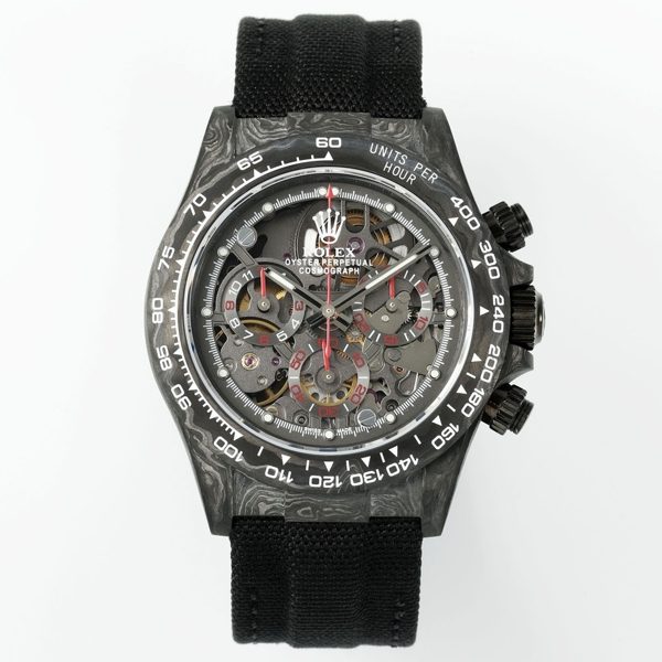 Rolex Diw Carbon Skeleton Chronograph