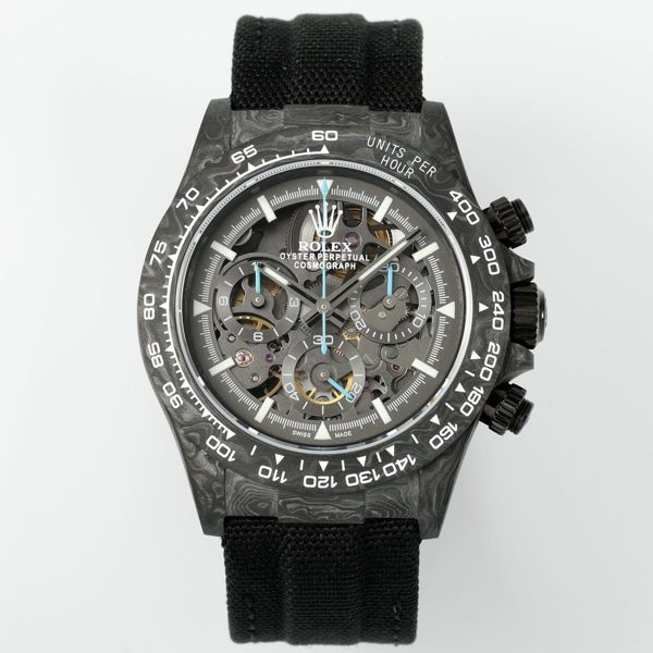Rolex Diw Carbon Skeleton Chronograph
