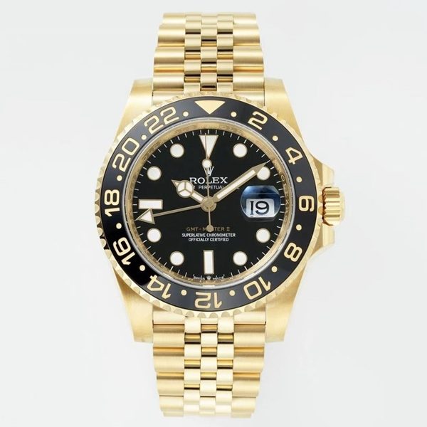 Rolex GMT Travel Watch 904L Steel Cal.3285 Movement