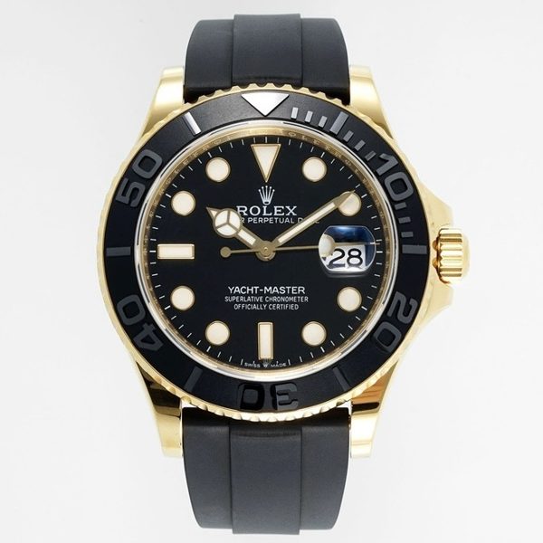 Rolex EWE Factory Yacht Master 42 Automatic Watch Custom 3235 Movement Rubber Strap
