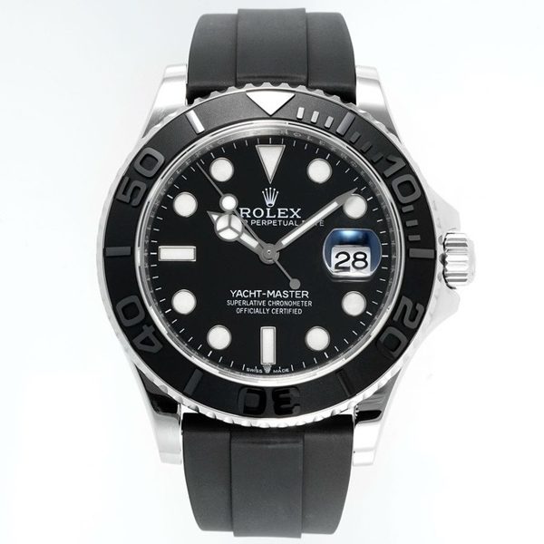 Rolex EWE Factory Yacht Master 42 Automatic Watch Custom 3235 Movement Rubber Strap