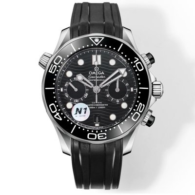 OMEGA Seamaster 300 Chronograph 44mm Dive Watch Cal.9900 Full Function Ceramic Bezel