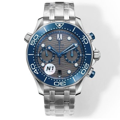 OMEGA Seamaster 300 Chronograph 44mm Dive Watch Cal.9900 Full Function Ceramic Bezel