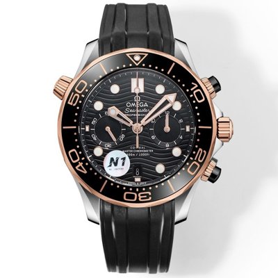 OMEGA Seamaster 300 Chronograph 44mm Dive Watch Cal.9900 Full Function Ceramic Bezel