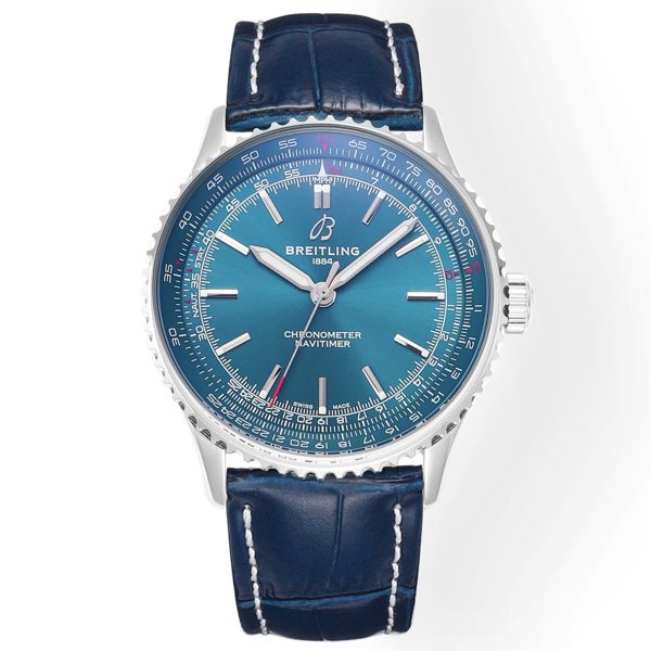 BREITLING Navitimer 1 Pilot Watch 41mm, TW Factory Seagull 2824 Automatic Leather Strap