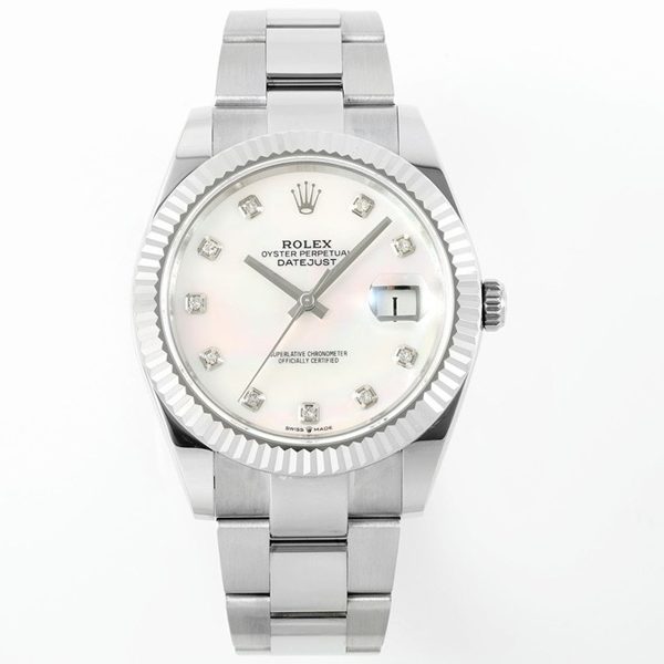 Rolex EWE Factory Datejust 41mm Men Watch, 3235 Automatic Movement, 904L Steel