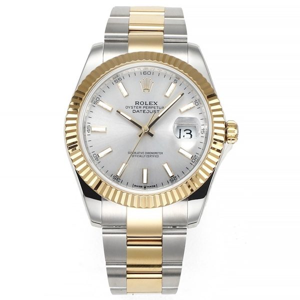 Rolex Datejust 41mm Automatic Watch 3235 Movement 72‑Hour Power Reserve Fluted Bezel
