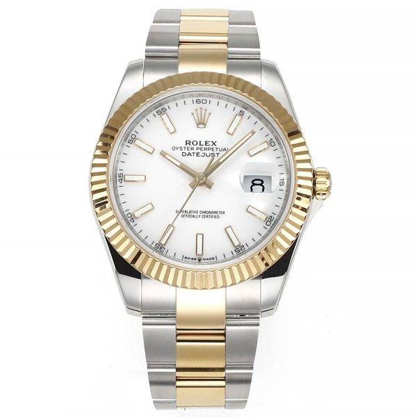 Rolex Datejust 41mm Automatic Watch 3235 Movement 72‑Hour Power Reserve Fluted Bezel