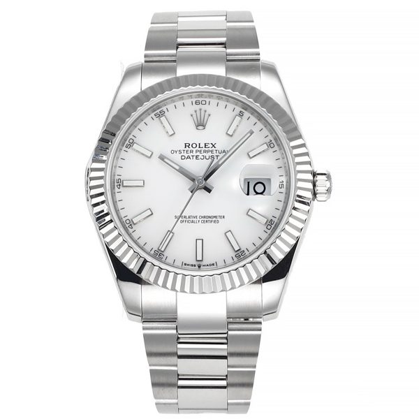 Rolex Datejust 41mm Automatic Watch 3235 Movement 72‑Hour Power Reserve Fluted Bezel