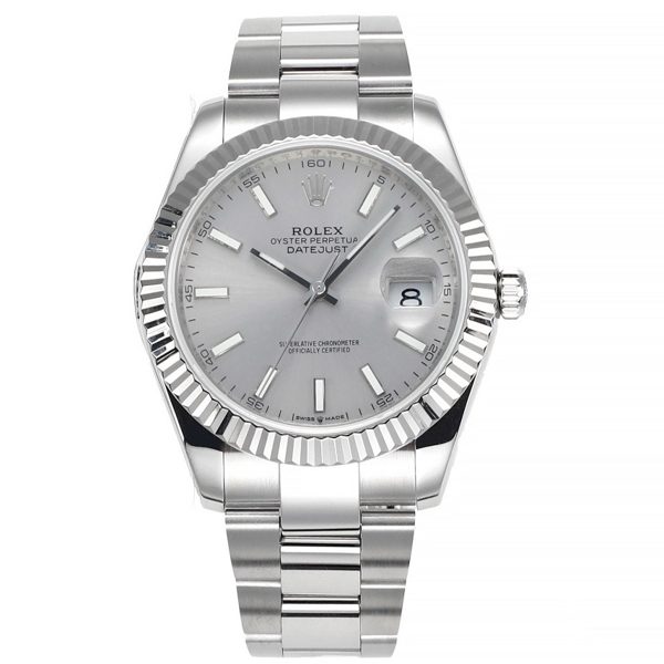 Rolex Datejust 41mm Automatic Watch 3235 Movement 72‑Hour Power Reserve Fluted Bezel