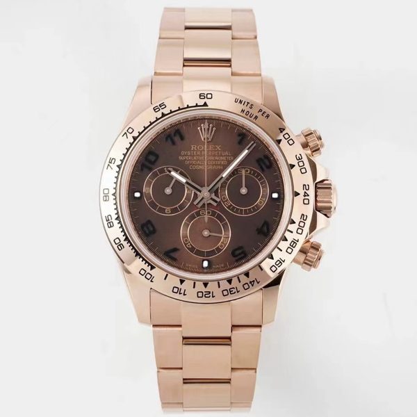 Rolex Cosmograph Daytona Chronograph Watch 40mm 904L Steel Ceramic Bezel Custom 7750 Movement