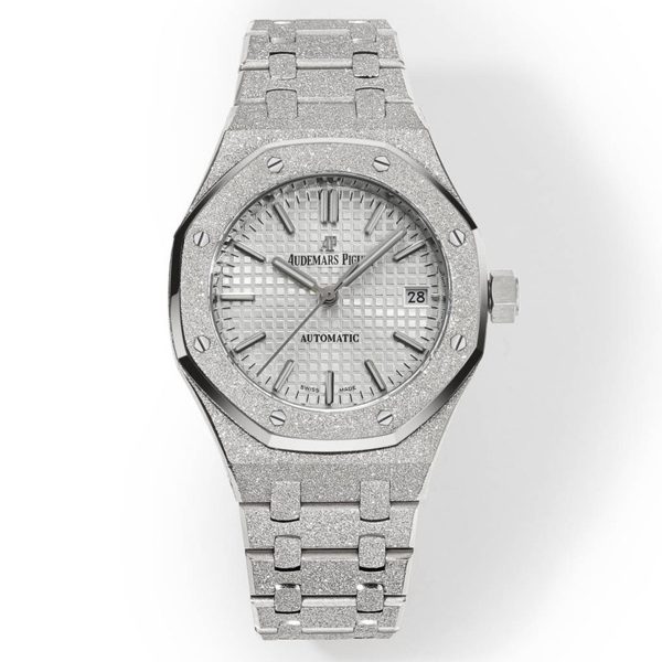 Audemars Piguet Royal Oak 37mm 15454 Frosted Gold Ladies Automatic Watch