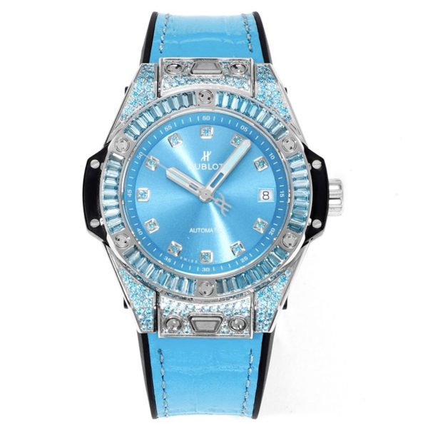 Hublot Big Bang One Click Rainbow Gemstone 39mm Automatic Ladies Watch