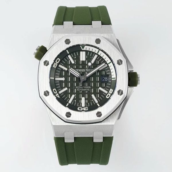 Audemars Piguet Royal Oak Offshore Diver 15710 Steel Watch | IPF Factory Cal.3120 Integrated Movement