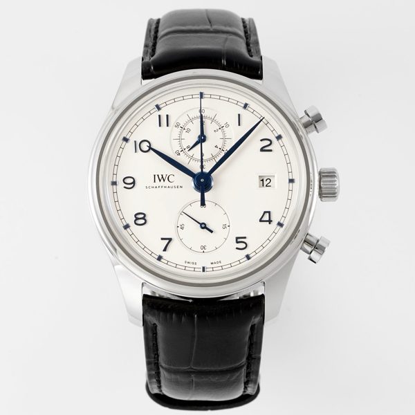 IWC Da Vinci Chronograph Watch 42mm | Modified Cal.89361 Integrated Movement Full Working Functions