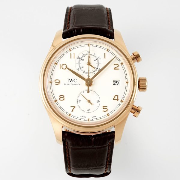IWC Da Vinci Chronograph Watch 42mm | Modified Cal.89361 Integrated Movement Full Working Functions