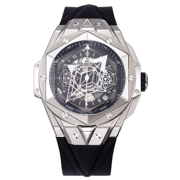 HUBLOT Big Bang Sang Bleu II Watch | BBF Super Clone Titanium Automatic Chronograph Wristwatch