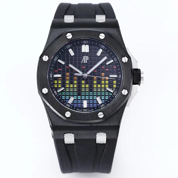 Audemars Piguet Royal Oak 15600 Music Edition Watch, ZF Factory, 44mm, CAL.4309 Movement