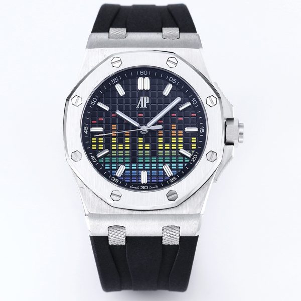 Audemars Piguet Royal Oak 15600 Music Edition Watch, ZF Factory, 44mm, CAL.4309 Movement