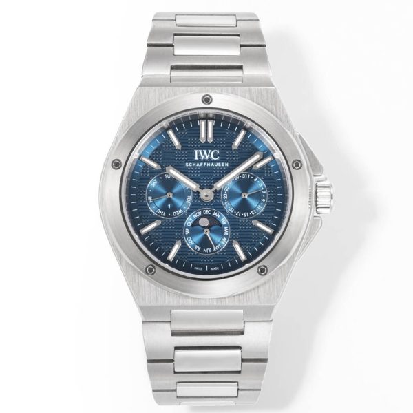 IWC Ingenieur Perpetual Calendar 41.6mm | Gérald Genta Classic Design Luxury Watch‑Blue Dial
