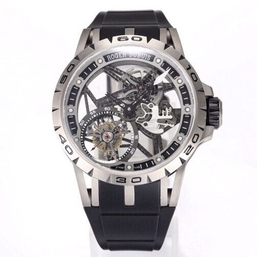 Roger Dubuis Titanium Skeleton Tourbillon Watch